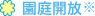 園庭開放※